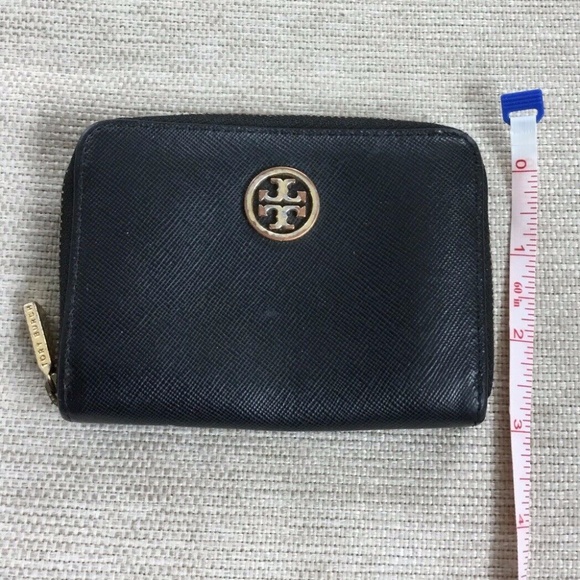 Tory Burch Handbags - Tory Burch Small Black Leather Wallet